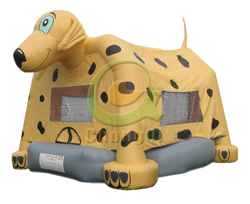 inflatable dog castle bouncer